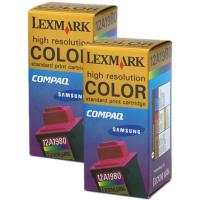 Lexmark 15M1335 (12A1980) Color InkJet Cartridges