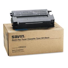 Savin 430223 black laser toner cartridge (type 135)